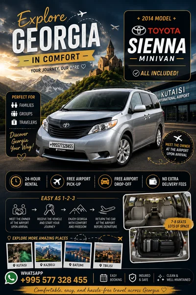 Toyota Sienna 2014 — car rental Georgia
