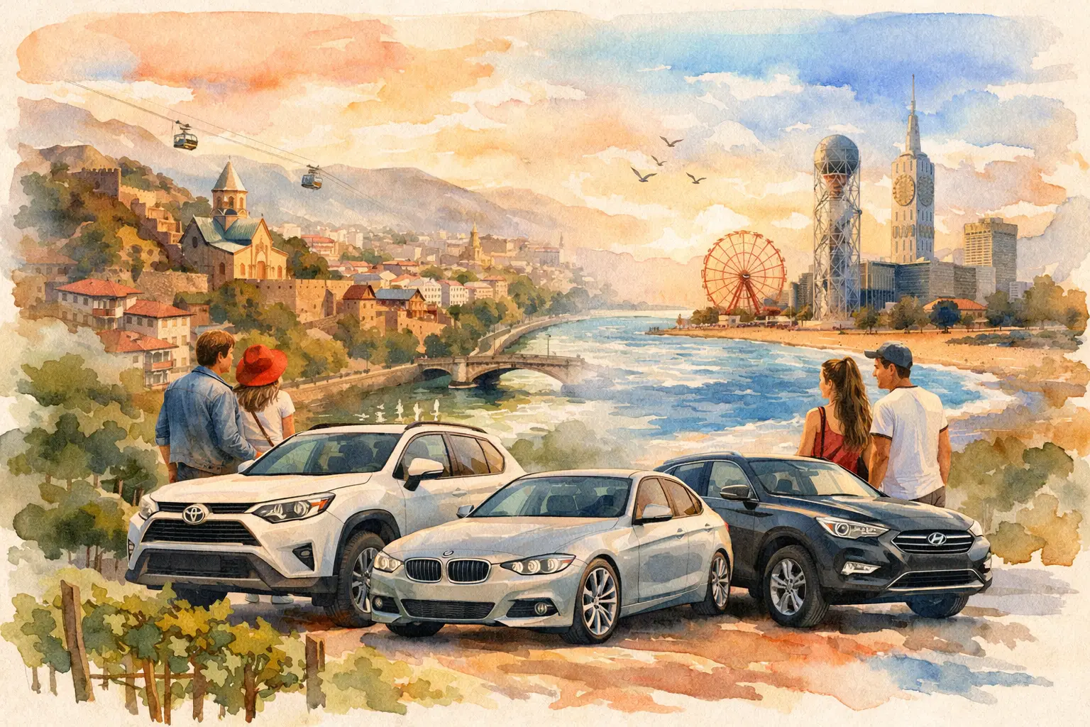Car Rental in Georgia for Tbilisi and Batumi